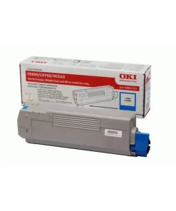 43865723 - toner de marque OKI - cyan