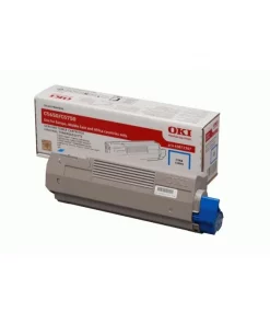 43872307 - toner de marque OKI - cyan