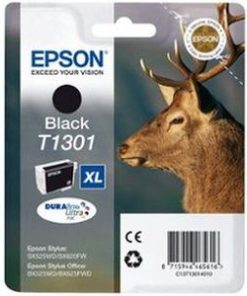 EPSON Cartouche Cerf T1301 Encre DURABrite Ultra Noir XL 25,4ml