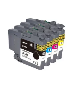 LC424 - Cartouches compatibles Brother - Multipack 4 couleurs (BK,C,M,Y)