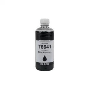C13T66414A / T6641 - bouteille d'encre compatible Epson - noire