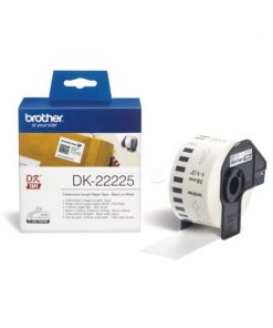 DK22225 - ruban cassette de marque Brother - blanc