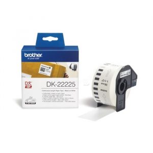 DK22225 - ruban cassette de marque Brother - blanc
