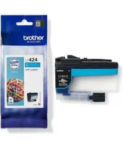 LC424C - cartouche de marque Brother - cyan