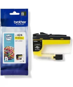 LC424Y - cartouche de marque Brother - jaune