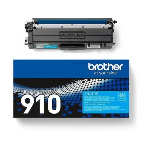 TN910C - toner de marque Brother - cyan