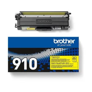 TN910Y - toner de marque Brother - jaune
