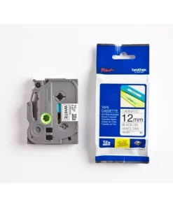 TZE231 - ruban cassette de marque Brother - noir, blanc