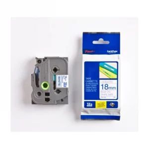 TZE243 - ruban cassette de marque Brother - bleu, blanc