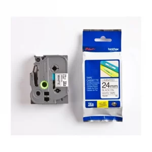 TZE251 - ruban cassette de marque Brother - noir, blanc