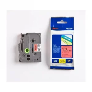 TZE431 - ruban cassette de marque Brother - noir, rouge