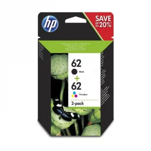 N9J71AE / 62 - cartouches de marque HP - multipack 2 couleurs : noire, multicouleur