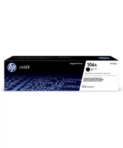 W1106A / 106A - toner de marque HP - noir