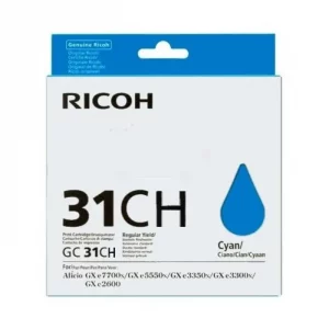 405702 / GC-31 CH - cartouche de marque Ricoh - cyan