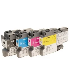LC3233BK - cartouches qualité premium compatible Brother - multipack 4 couleurs : noire, cyan, magenta, jaune